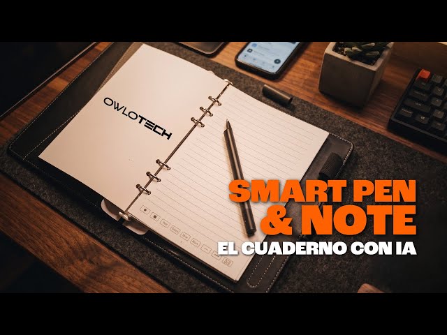 Owlotech Smart Pen & Note - Cuaderno digital con bolígrafo inteligente video