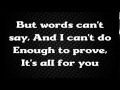 Sister Hazel - All For You (Lyrics)