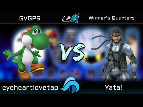 GVGP 6 Project M Top 16 - eyeheartlovetap (Yoshi) vs. Yata (Snake)