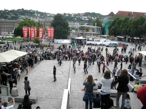Flashmob Tanz der Vampire - Stuttgart 23.07.2011