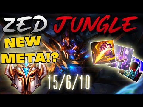 ZED JUNGLE NEW META!?! CHALLENGER GUIDE