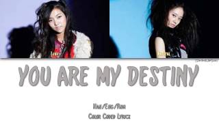 F(X) (에프엑스) - YOU ARE MY DESTINY (LUNA+KRYSTAL) [Color Coded Han|Rom|Eng]
