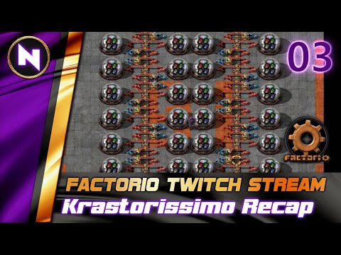 Factorio Krastorissimo Recap | #3 ADVANCING SCIENCE | Livestream Summary