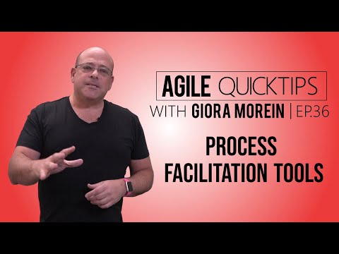Agile QuickTip #36 by Giora Morein: Your Process Management Tool is not a Facilitation Tool