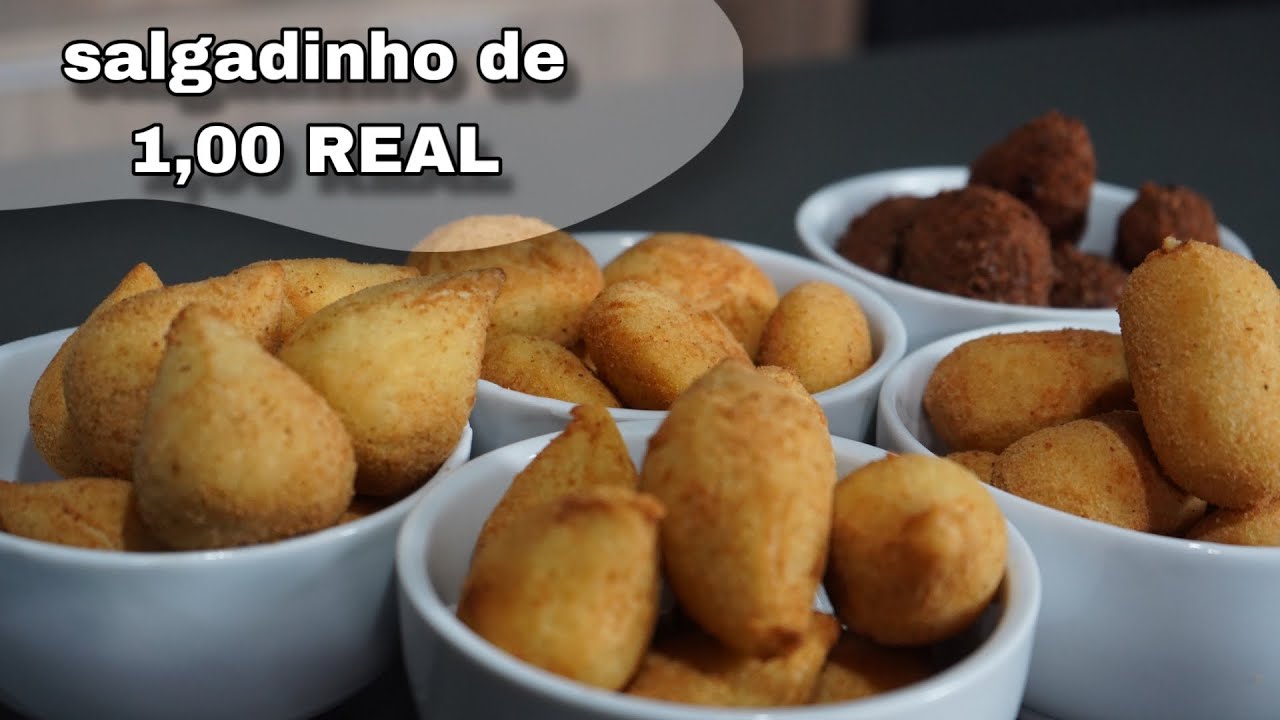 Saiba tudo sobre salgados de 1 real - Ainda dá lucro?