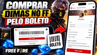 COMO COMPRAR DIAMANTES NO FREE FIRE NO RECARGA JOGO PELO BOLETO (ATUALIZADO)