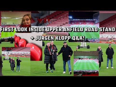 FIRST LOOK INSIDE NEW UPPER ANFIELD ROAD STAND EXPANSION! + Jurgen Klopp Q&A Interview