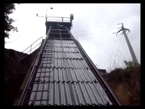 Standseilbahn 1354.01 Montcherand Kraftwerk alt Bergfahrt - Funiculaire