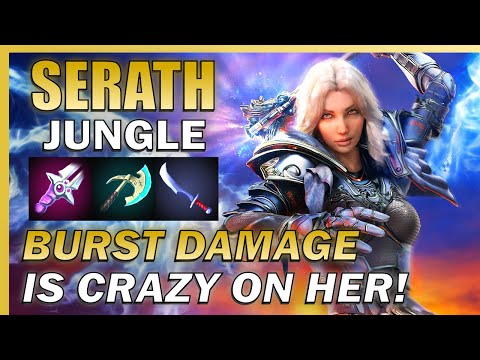 Building Serath as an ASSASSIN to push her BURST DAMAGE to its LIMIT! - Predecessor Jungle Gameplay
