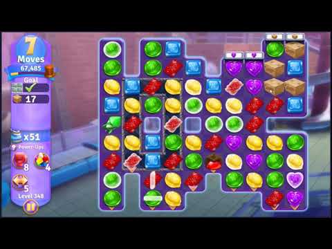 Wonka's World of Candy Level 348 - NO BOOSTERS + FULL STORY 🍫 | SKILLGAMING ✔️