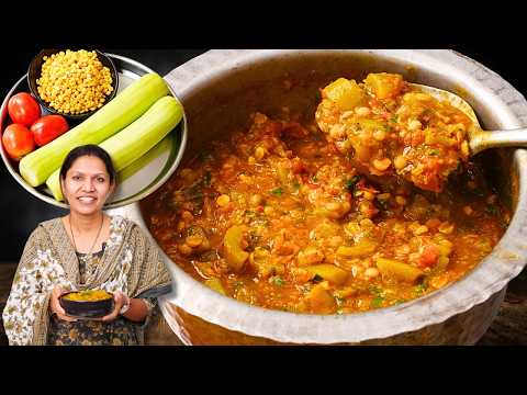 लौकी चना दाल की सब्ज़ी बिना लहसुन प्याज़ के -  Louki Chana Dal ki sabzi - Kabitas Kitchen