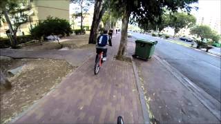 preview picture of video 'Cycling in Haifa - GoPro'