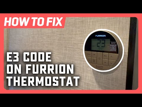 How to FIX E3 Error Code on RV Furrion Multi-Zone Thermostat | DIY RV Repair Help | Fix it Fast!
