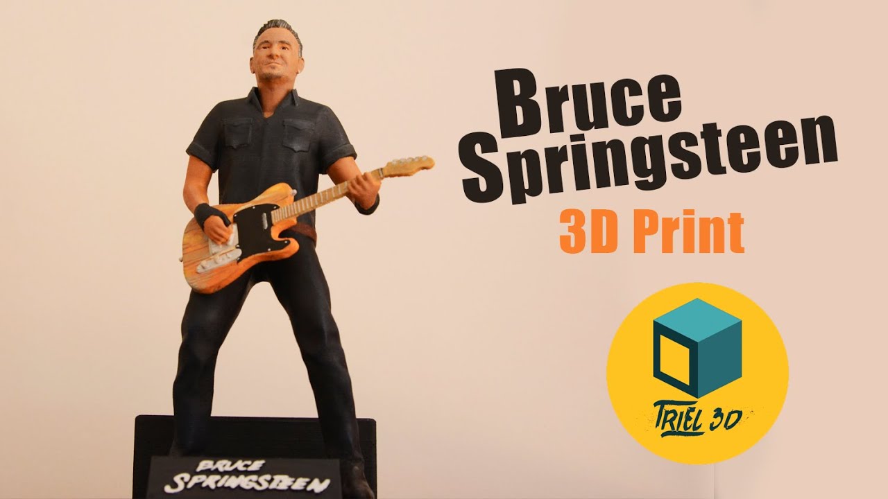 Bruce Springsteen 3D Print Model