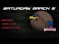 ROWAN GLOUCESTER VS ATLANTIC CAPE COMMUNITY BASEBALL - GM 1 - SAT MAR 5TH