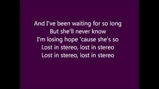 All Time Low - Lost In Stereo [Lyrics on Screen]