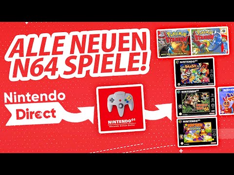 DIESE N64 Spiele kommen ab JULI 2022 ins Nintendo Switch Online Erweiterungspaket