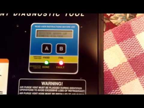 Motorcraft auto refrigerant identifier