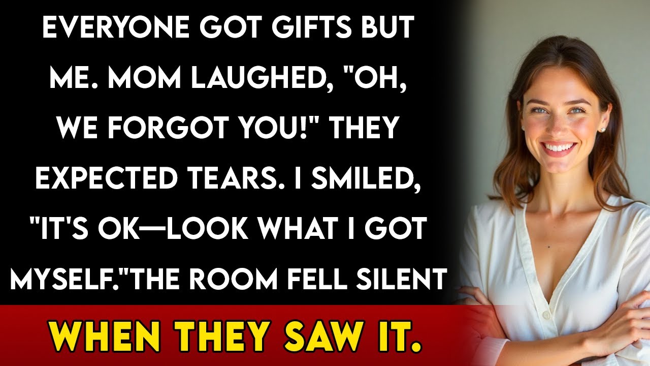 At Christmas Dinner, My Family Gifted Everyone Except Me — Then I Revealed My Empire