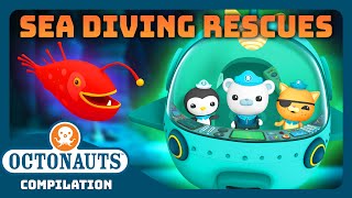 @Octonauts -  ✨ Incredible Sea Diving Rescues! ⛑️ | 3 Hours+ Compilation | Reading Month