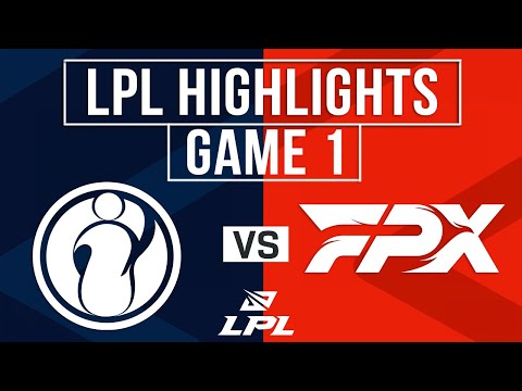 IG vs FPX Highlights Game 1 | LPL 2025 Split 3 | Invictus Gaming vs FunPlus Phoenix