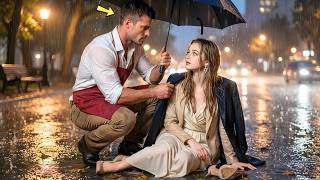 A Single Dad Waiter Saved a Young Woman in the Rain—Days Later, His Daughter Recognized Her on TV