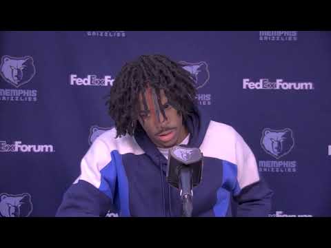 MEMvIND: Ja Morant Postgame Locker Room Interview | April 11, 2021
