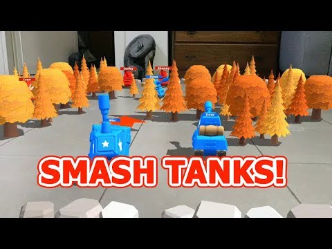 AR Smash Tanks!- Explosive Board Game for iOS & Android - YouTube