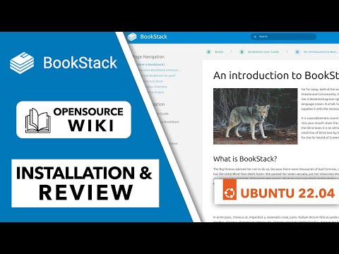 Das BESTE OpenSource WIKI - BookStack Review & Ubuntu Installation
