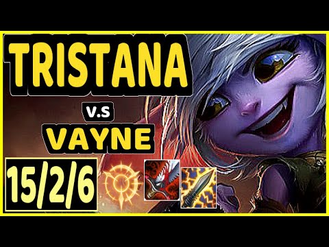MADNESS (TRISTANA) vs VAYNE - 15/2/6 KDA BOTTOM ADC GAMEPLAY - EUW Ranked DIAMOND
