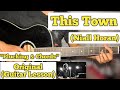 This Town - Niall Horan | Guitar Lesson | Plucking & Chords |
