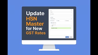 How to Update HSN Master for New GST Rates on Garments | Zubizi ERP Tutorial (2025)