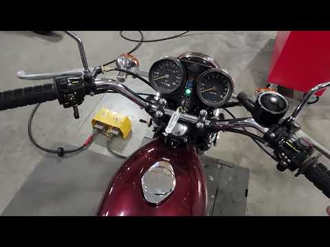 1974 Kawasaki S3 400 Mach II triple with  Higg Speed expansion chambers.