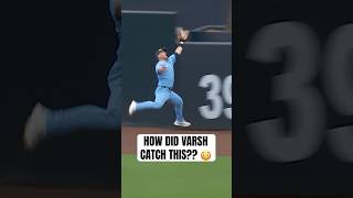 Daulton Varsho makes a highlight-reel play at the wall ‼️ #MLB #Toronto #BlueJays