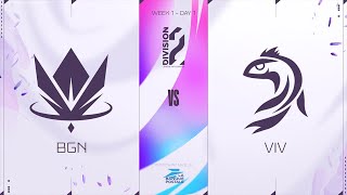 LFL Division2 Spring Split 2022 - W1D1 - BGN vs VIV