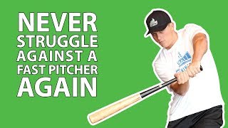 HOW TO HIT A FAST PITCHER IN BASEBALL! - Baseball Hitting Tips