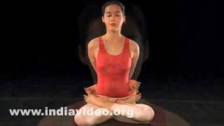 Yogamudrasana (The Posture with yoga symbol) 