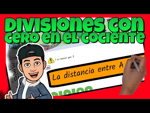 ➗ DIVISIONES con CERO en el COCIENTE