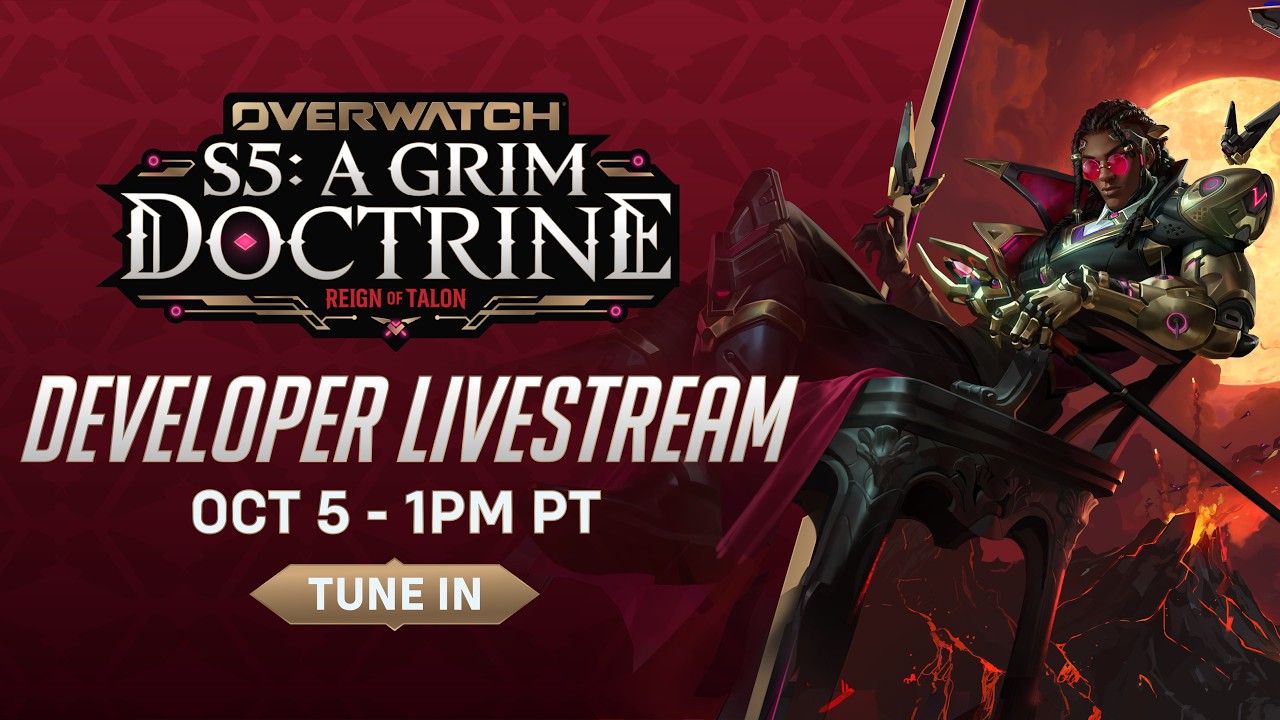 Developer Livestream | Season 5: A Grim Doctrine | Overwatch - YouTube