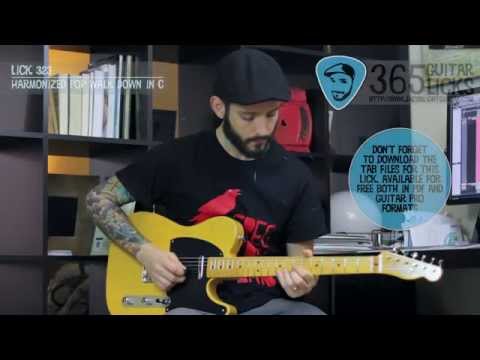 Lick 323/365 - Harmonized Pop Walk Down in C | 365 Guitar Licks Project
