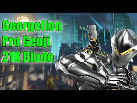 Georgelion Pro Genji Gameplay POTG - Grand Master Overwatch Season 20