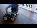 JOHN DEERE traktorius su šviesomis ir garsais Gator, asort., 37929