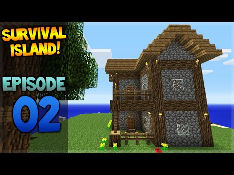 ECKOSOLDIER - Minecraft Xbox - Survival Island - Let's Build A House Episode 2