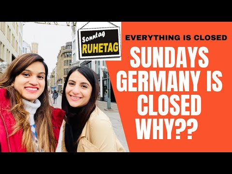 Why EVERYTHING in Germany CLOSED ON SUNDAY? Sunday Rules| Things not allowed to do on Sunday