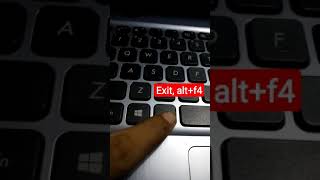How shortcut Exit press key? 😎#shorts #asus #laptop