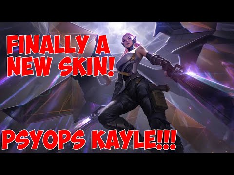 Kayle 1v9 reacts to the NEW PsyOps Kayle skin!