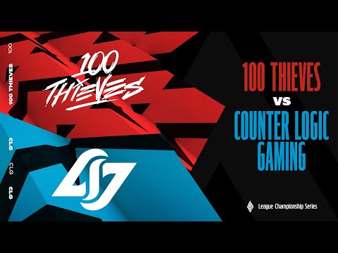 100 vs. CLG - Week 4 Day 2 | LCS Spring Split | 100 Thieves vs. Counter Logic Gaming (2023)