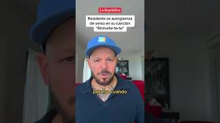 RESIDENTE SE AVERGÜENZA de un verso de su CANCIÓN &quot;Atrévete te te&quot; #shorts