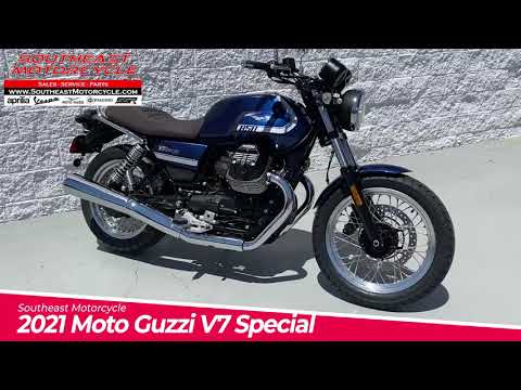 2021 Moto Guzzi V7 Special Blue