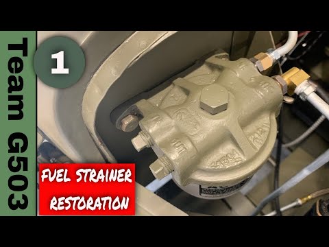 G503 Fuel filter restoration (Part 1) Installing the fuel strainer, Willys MB Ford GPW WWII Jeep